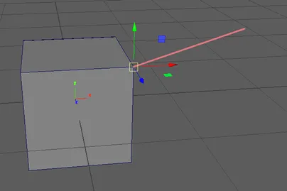 3Dソフトで立方体から出力される3Dベクトル